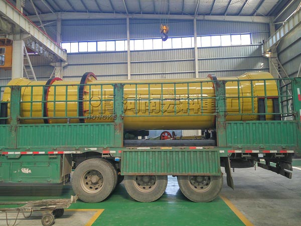 黑龍江綏化的客戶(hù)，您采購(gòu)的雞糞烘干機(jī)已發(fā)出，請(qǐng)查收